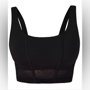 Sweaty Betty Power Contour Corset Bra In Black Size 4